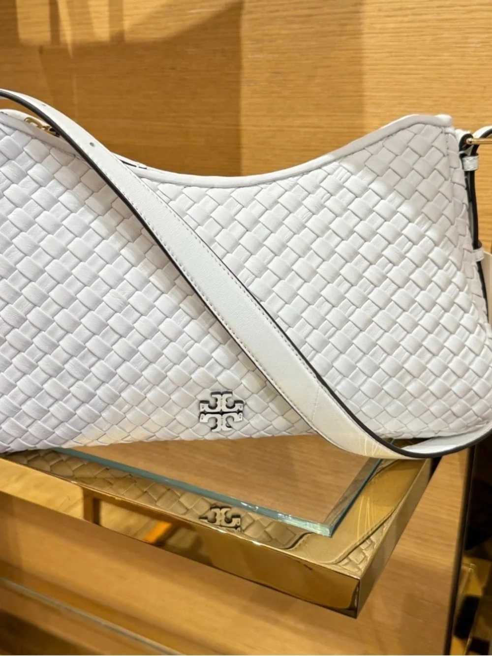 Tory Burch Thea Woven Shoulder Bag